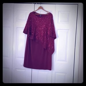 Maroon/ burgundy dress